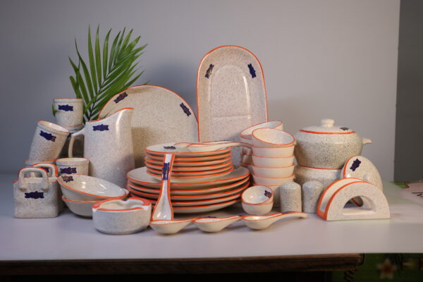 Royal Speckled 51-Piece Complete Dinnerware Set - Image 7