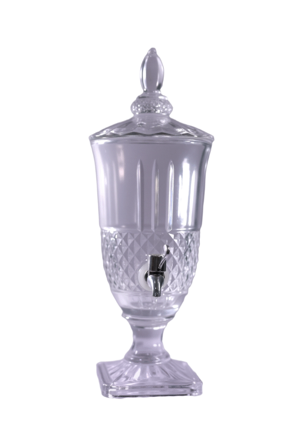 Crystal Cut Glass Beverage Dispenser with Tap (3L) - Image 3