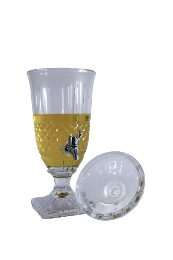 Crystal Cut Glass Beverage Dispenser with Tap (3L) - Image 4