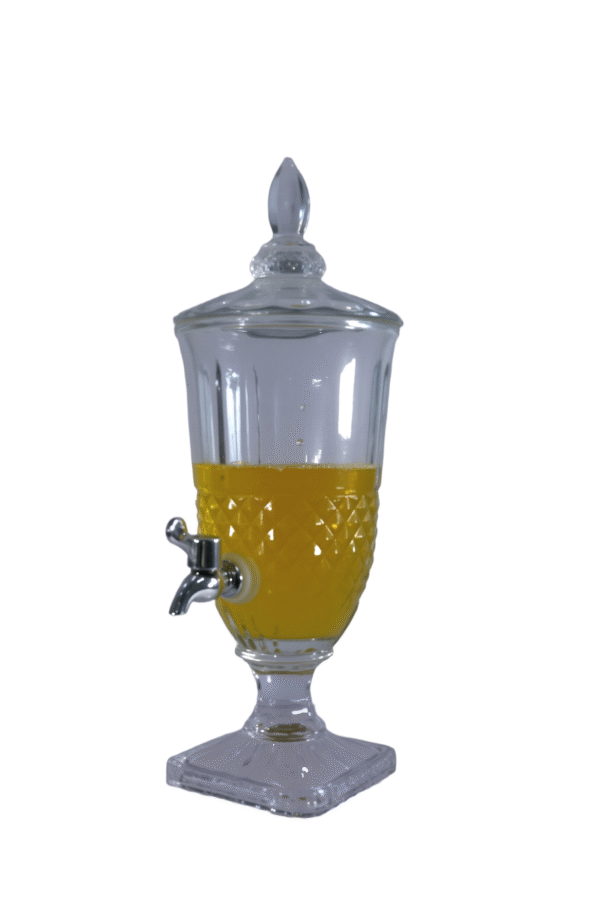 Crystal Cut Glass Beverage Dispenser with Tap (3L) - Image 5
