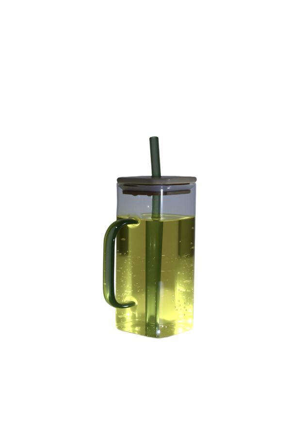 Transparent Gradient Glass Juice Mugs – Set of 2 - Image 5